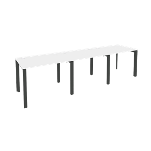 Стол на металлокаркасе O.MP-RS-3.1.7 (Антрацит/Белый бриллиант) в Магнитогорске