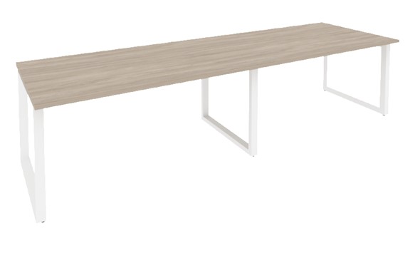 Переговорный стол O.MO-PRG-2.4 Белый/Дуб Аттик в Миассе - изображение