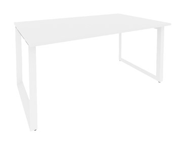 Офисный стол для переговоров O.MO-PRG-1.4 Белый/Белый бриллиант в Магнитогорске