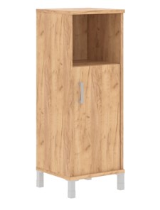 Шкаф для офиса Born В 421.2 R правый колонка средняя с глухой малой дверью 475х450х1286 мм, Дуб Бофорд в Копейске