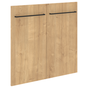 Дверь глухая двойная низкая LOFTIS Дуб Бофорд LLD 40-2 (790х18х734) в Магнитогорске