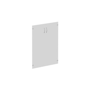 Двери стеклянные средние прозрачные Комфорт 40x0.4x116 (2шт.) К 604 в Магнитогорске