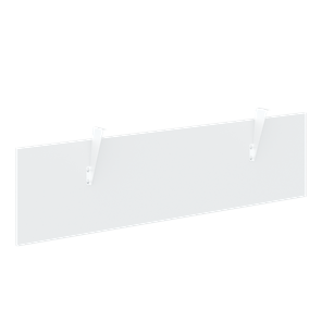 Фронтальная подвесная панель FORTA Белый-Белый-Бук FDST 1540 (1580х18х404) в Копейске