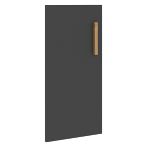 Низкая дверь для шкафа левая FORTA Черный ГрафитFLD 40-1(L) (396х18х766) в Копейске