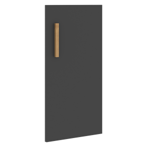 Дверь для шкафа низкая правая FORTA Черный Графит FLD 40-1(R) (396х18х766) в Магнитогорске