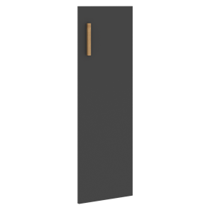 Дверь для шкафа средняя правая FORTA Черный Графит FMD40-1(R) (396х18х1164) в Магнитогорске