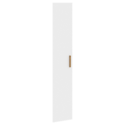 Высокая дверь для шкафа универсальная FORTA Белый FHD 40-1 (396х18х1932) в Челябинске - изображение