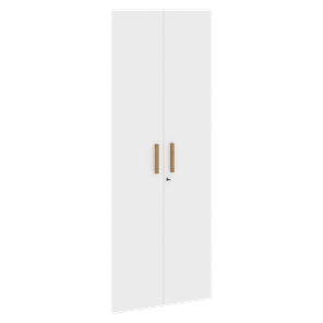 Двери для шкафов высокие с замком FORTA Белый FHD 40-2(Z)  (794х18х1932) в Миассе