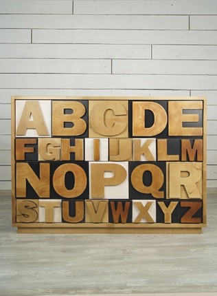 Комод Alphabeto Birch 10 ящиков (AL-01/2ETG/4) в Миассе - изображение
