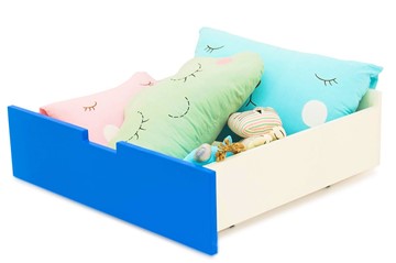 Ящик для кровати Skogen синий в Копейске
