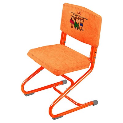 Чехол для стула СУТ 01-01 Оранжевый, Замша в Челябинске - изображение