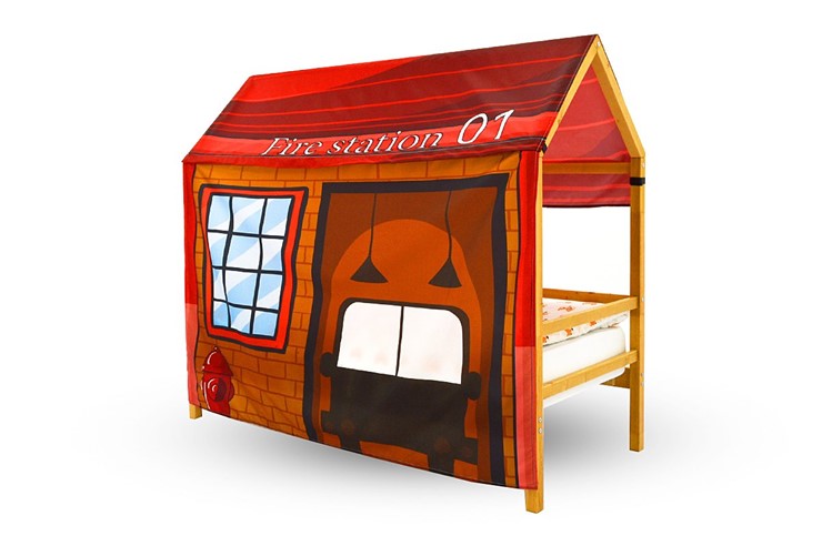 Игровая накидка для кровати-домика Svogen «Пожарная станция» в Челябинске - изображение 1