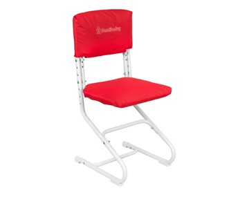 Комплект чехлов на сиденье и спинку стула СУТ.01.040-01 Красный, ткань Оксфорд в Копейске