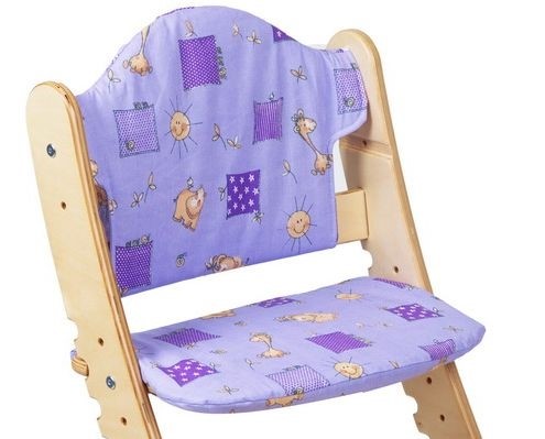 Комплект Подушек для растущего стула М1, фиолетовый в Челябинске - изображение
