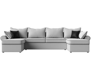 Большой П-образный диван Элис, Белый (экокожа) в Копейске - предосмотр 3