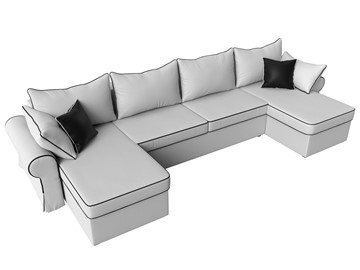 Большой П-образный диван Элис, Белый (экокожа) в Миассе - предосмотр 6