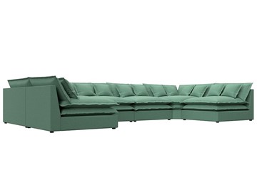 П-образный диван Лига-040, Амур зеленый (рогожка) в Копейске - предосмотр 2