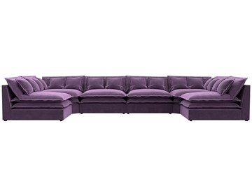 П-образный диван Лига-040, Сиреневый (микровельвет) в Копейске - предосмотр 1