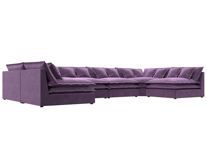 П-образный диван Лига-040, Сиреневый (микровельвет) в Копейске - изображение 2