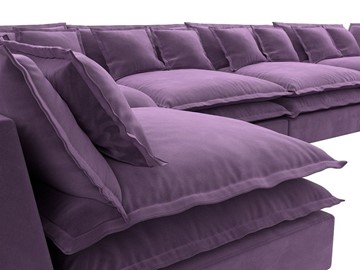 П-образный диван Лига-040, Сиреневый (микровельвет) в Копейске - предосмотр 3