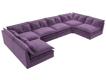 П-образный диван Лига-040, Сиреневый (микровельвет) в Копейске - предосмотр 4