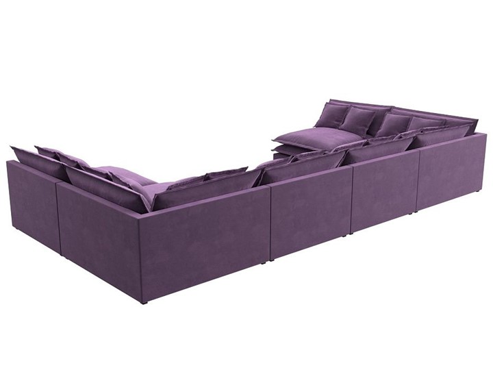 П-образный диван Лига-040, Сиреневый (микровельвет) в Копейске - изображение 5