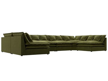 П-образный диван Лига-040, Зеленый (микровельвет) в Миассе - предосмотр 2