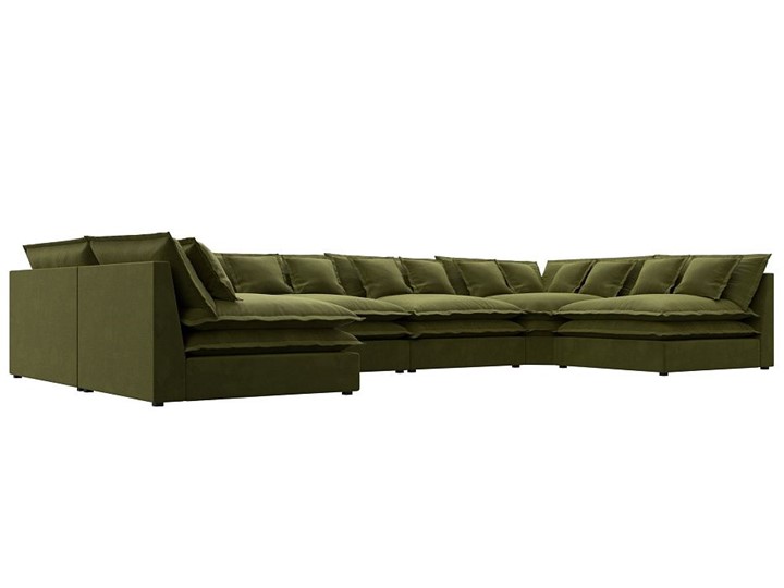 П-образный диван Лига-040, Зеленый (микровельвет) в Копейске - изображение 2