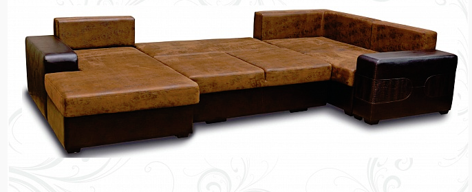 П-образный диван Плаза 405х210 в Челябинске - изображение 1
