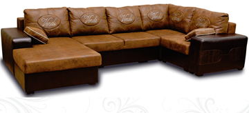 П-образный диван Плаза 405х210 в Миассе