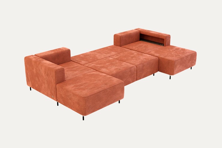 П-образный диван P-0-M П ( П1+Д5+Д2+Д5+П1) в Копейске - изображение 1