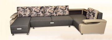 П-образный диван Престиж-15 люкс с полкой в Челябинске - предосмотр 2
