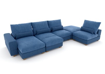 П-образный диван V-10-M П (П1+Д4+Д2+УС+ПС), Memory foam в Троицке