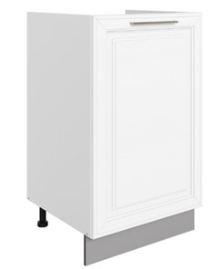 Шкаф рабочий Мишель под мойку L500 (1 дв. гл.) эмаль (белый/белый) в Миассе