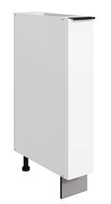 Кухонная тумба Стоун L150 (1 дв.гл.) (белый/джелато софттач) в Челябинске - предосмотр
