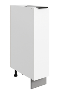 Тумба кухонная Стоун L200 (1 дв.гл.) (белый/джелато софттач) в Челябинске - предосмотр