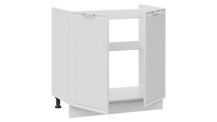 Кухонная тумба Белладжио 1Н8М (Белый, Фон белый) в Миассе - изображение 1
