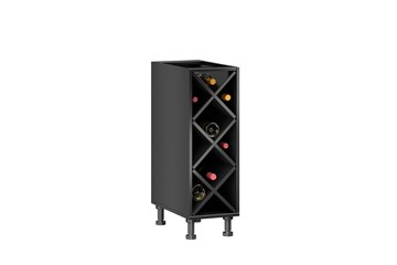 Тумба кухонная винная Мокка ЛД 270.070, цвет черный в Миассе