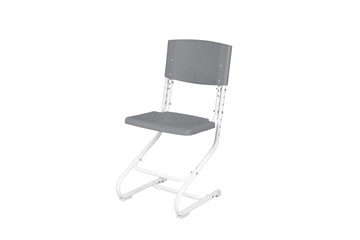 Регулируемый детский стул СУТ.02 Пластик (рост от 115 см), Серый в Златоусте