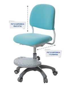 Кресло растущее Holto-15 голубое в Миассе - предосмотр 3