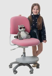 Кресло детское Holto-15 розовое в Челябинске - предосмотр 7