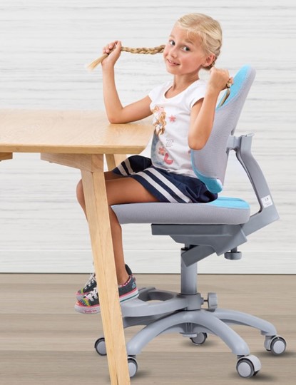 Кресло детское Holto-4F голубое в Миассе - изображение 8