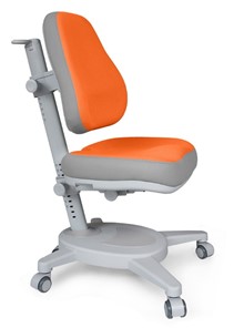 Кресло детское Mealux Onyx (Y-110) OG  - серое + чехол оранжевый с серыми вставками в Челябинске
