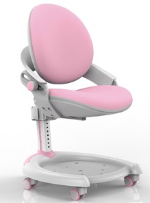 Кресло Mealux ZMAX-15 Plus, Y-710 PN Light, белый металл, обивка светло-розовая однотонная в Миассе