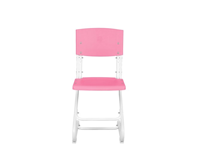 Регулируемый детский стул СУТ.02 Пластик (рост от 115 см), Розовый в Челябинске - изображение 1