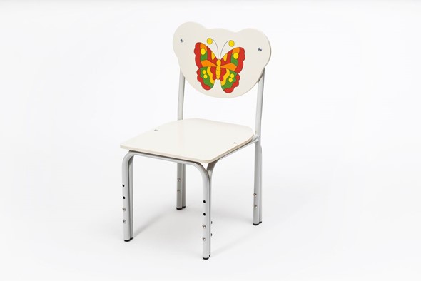 Детский растущий стул Бабочка 2 (Кузя-ББ(1-3)ВСр2) в Златоусте - изображение