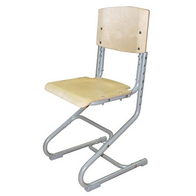 Регулируемый детский стул СУТ 01-01, Серый в Копейске - изображение