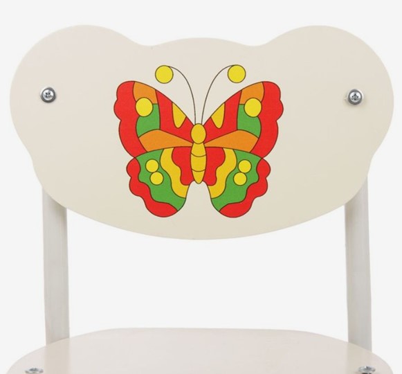 Детский растущий стул Бабочка 2 (Кузя-ББ(1-3)ВСр2) в Златоусте - изображение 1