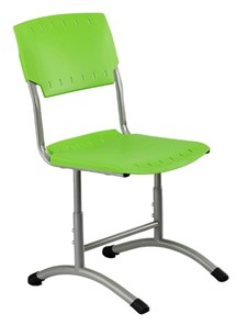Детский стул регулируемый Отличник.3 5-7, Салатовый RAL 6038/Светло-серый в Челябинске