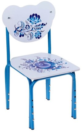 Детский стул Гжельма (Кузя-БР(1-3)БЖ) в Миассе - изображение